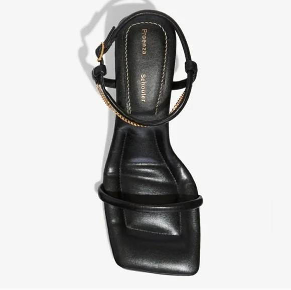 お値下げ中【美品☆】レアサイズ38！Proenza Schouler Proenza Schouler Slash Slingback Pumps in Mirrored Metallic